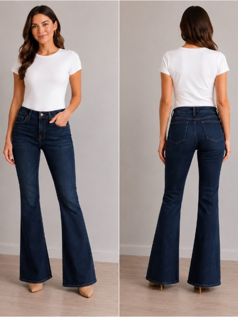 J Brand Martini Dark Wash Flare Jeans Size 27